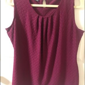 Covington XL purple blouse